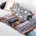 thumbnail image 1 of Puppy Blankets Super Soft Warm Sleep Mat Grey Cute Print Blanket Fluffy Fleece Pet Blanket Flannel Throw Dog Blankets for Small Dogs Puppy Dogs Fluffy Cats, 1 of 8