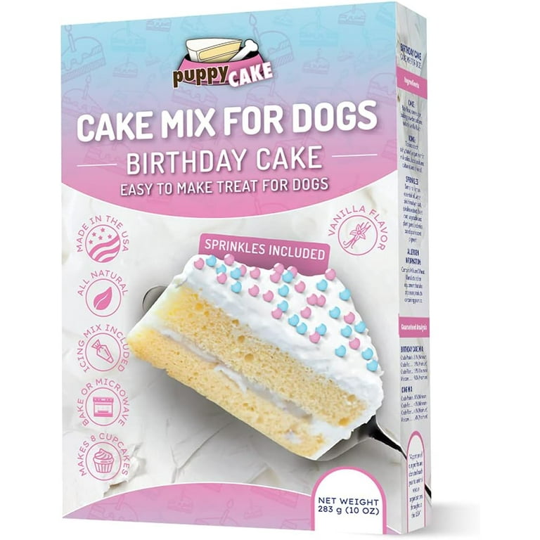 Marco's Puppy Cake Mix For Dogs Birthday Cake with Sprinkles