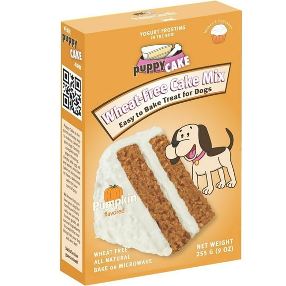 Puppy Cake Mix for Dogs and Puppies - Pumpkin Flavor