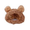 thumbnail image 1 of Puppy Cap Bear Shape Cute Dress-Up Costume Warm Headwear Dogs Hats Pet Accessories, 1 of 8