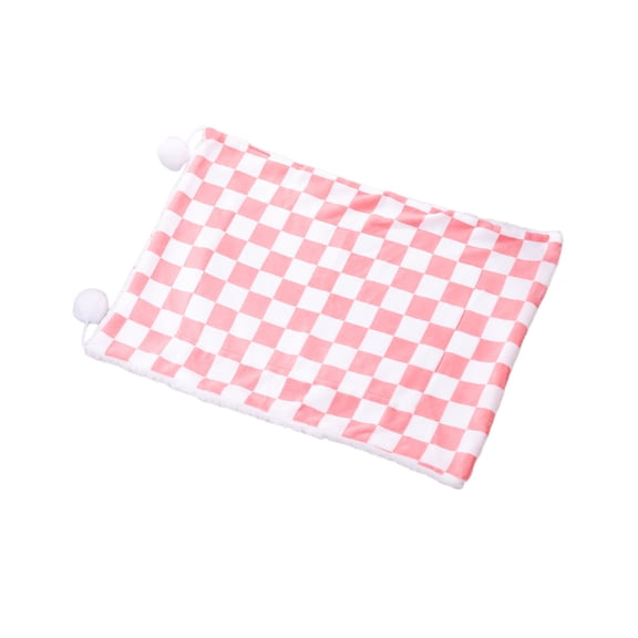 Puppy Checkered Blankets for Small Dogs Super Soft Flannel Pet Washable Blankets 20x16'' Warm Sleep Mat for Dogs Puppy Cat