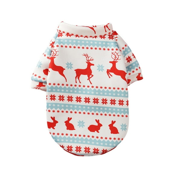 Puppy Christmas Outfit - Small Dog Christmas Outfits Pet Santa Claus Suit Dog Hoodies for Small Dogs and Cats