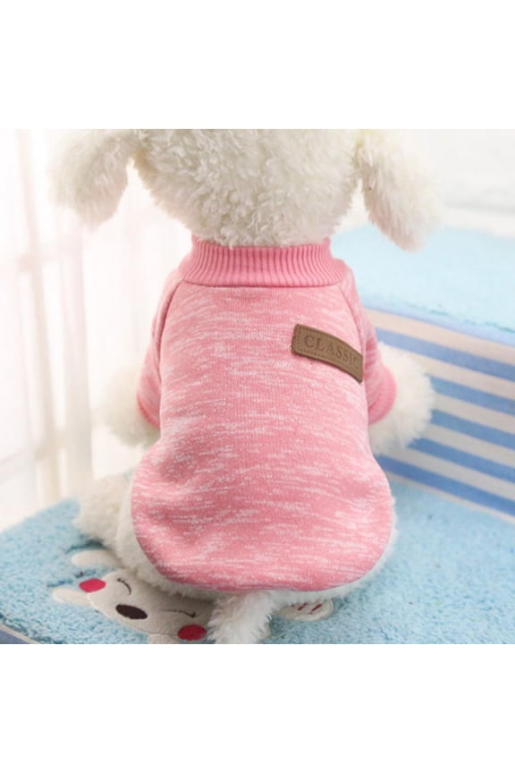 Puppy Clothes, Warm Pet Dog Cat Jacket Coat, Winter Fashion Soft Sweater Clothing for Small Dogs XS-2XL