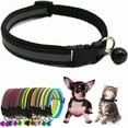thumbnail image 1 of Puppy Collar with Bell, Reflective Cat Collars Girl Soft Adjustable Buckle for XXS XSmall Extra Small Puppies Female Male Tiny Pets Dogs Boy Kitten Yorkie Teacup Chihuahua Small, 1 of 6