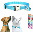 thumbnail image 1 of Puppy Collar with Bell, Xs Kitten Cat Collar, Nylon Metal Buckle Reflective for for XXS XS Tiny Little Dogs Male Girls Tiny Pet Small Animals, 1 of 6