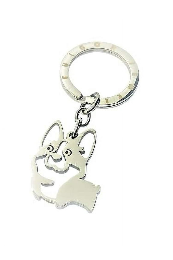 Puppy Dog Key Chain Keyring Corgi