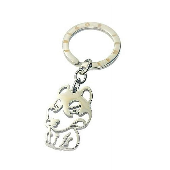 Puppy Dog Key Chain Keyring Husky