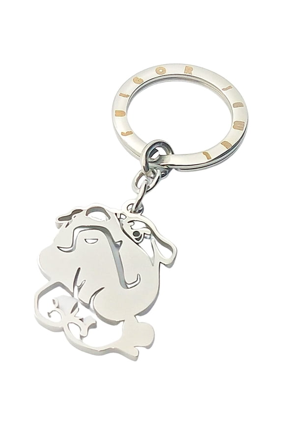 Puppy Dog Key Chain Keyring Pit Bull