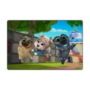 Puppy Dog Pals Bathroom Rugs Soft Non Slip Bath Mat, Thin Small for Floor Shower Puppy Dog Pals Bath Mat Decor Machine Washable 24*36IN