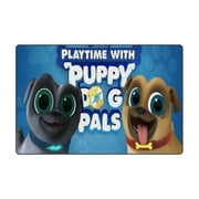 Puppy Dog Pals Bathroom Rugs Soft Non Slip Bath Mat, Thin Small for Floor Shower Puppy Dog Pals Bath Mat Decor Machine Washable 24*36IN