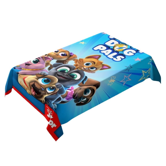 Puppy Dog Pals-theme square tablecloth has an iconic print, fits most tables, and is easy to care for perfect gifts for fans friends and family55" x 71"140*180cm