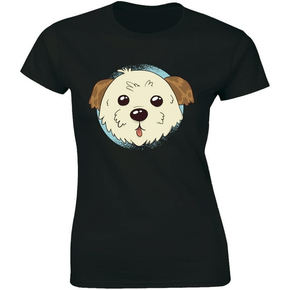 Puppy Face Gift Idea Dog Lovers Cute Funny Women's Animal lover T-Shirt