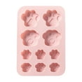 Puppy Footprints Silicone Cake 10 Even Cat High Temperature Cold Soap