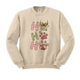 thumbnail image 1 of Puppy Ho Ho Ho Sweatshirt Unisex 2X-Large Sand, 1 of 5