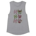 thumbnail image 1 of Puppy Ho Ho Ho Women's Muscle Tank Large Heather Grey, 1 of 5