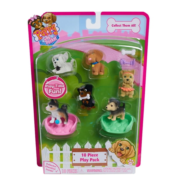 Puppy In My Pocket 10pc Set