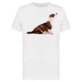 thumbnail image 1 of Puppy Looking Up T-Shirt Men -Image by Shutterstock Men T-Shirt, Male x-Large, 1 of 2