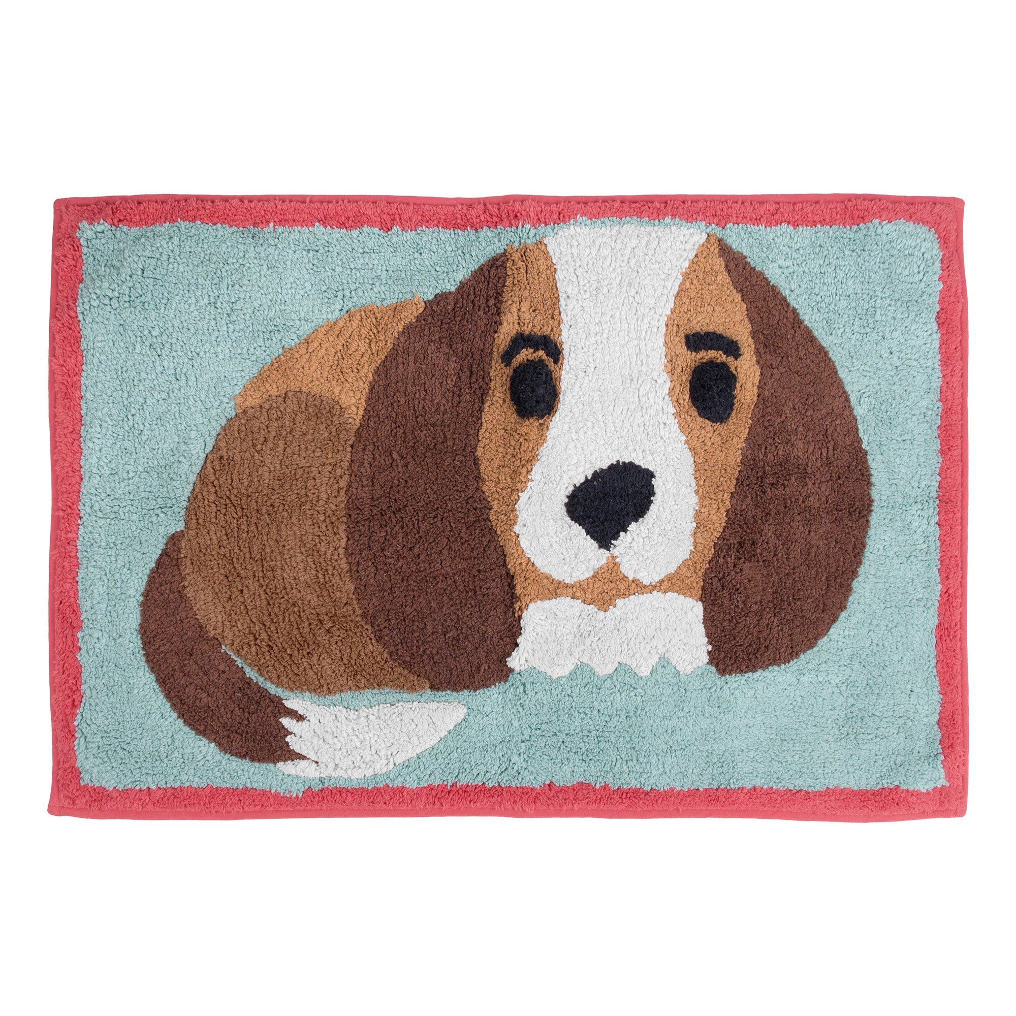 Puppy Love 100 Cotton 20" x 32" Oblong Bath Rug