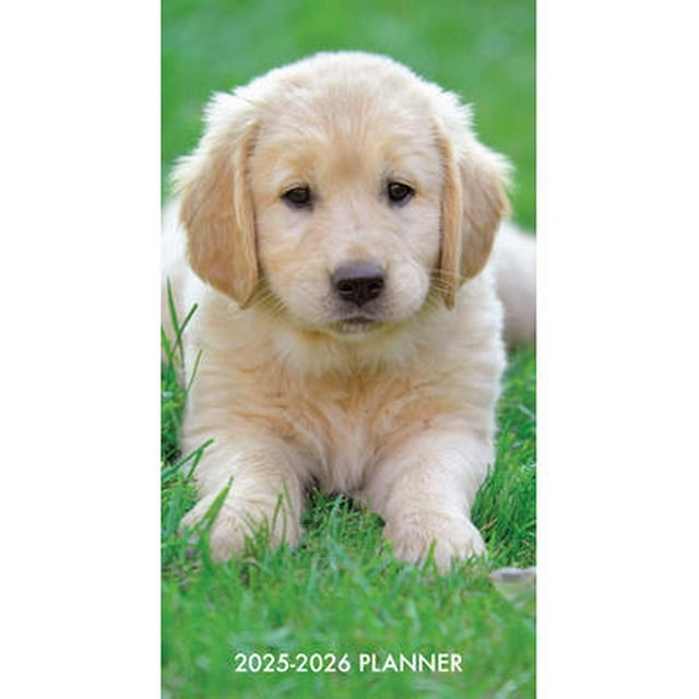 Puppy Love 2Year 202526 3.5 X 6.5 Monthly Pocket Planner