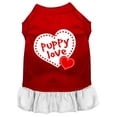thumbnail image 1 of Pet Dog  Cat Dress Screen Printed, "Puppy Love", 1 of 11