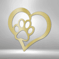 thumbnail image 1 of Puppy Love Steel Sign Laser Cut Powder Coated Home & Office Metal Wall Decor Multiple Sizes & Colors, 1 of 5