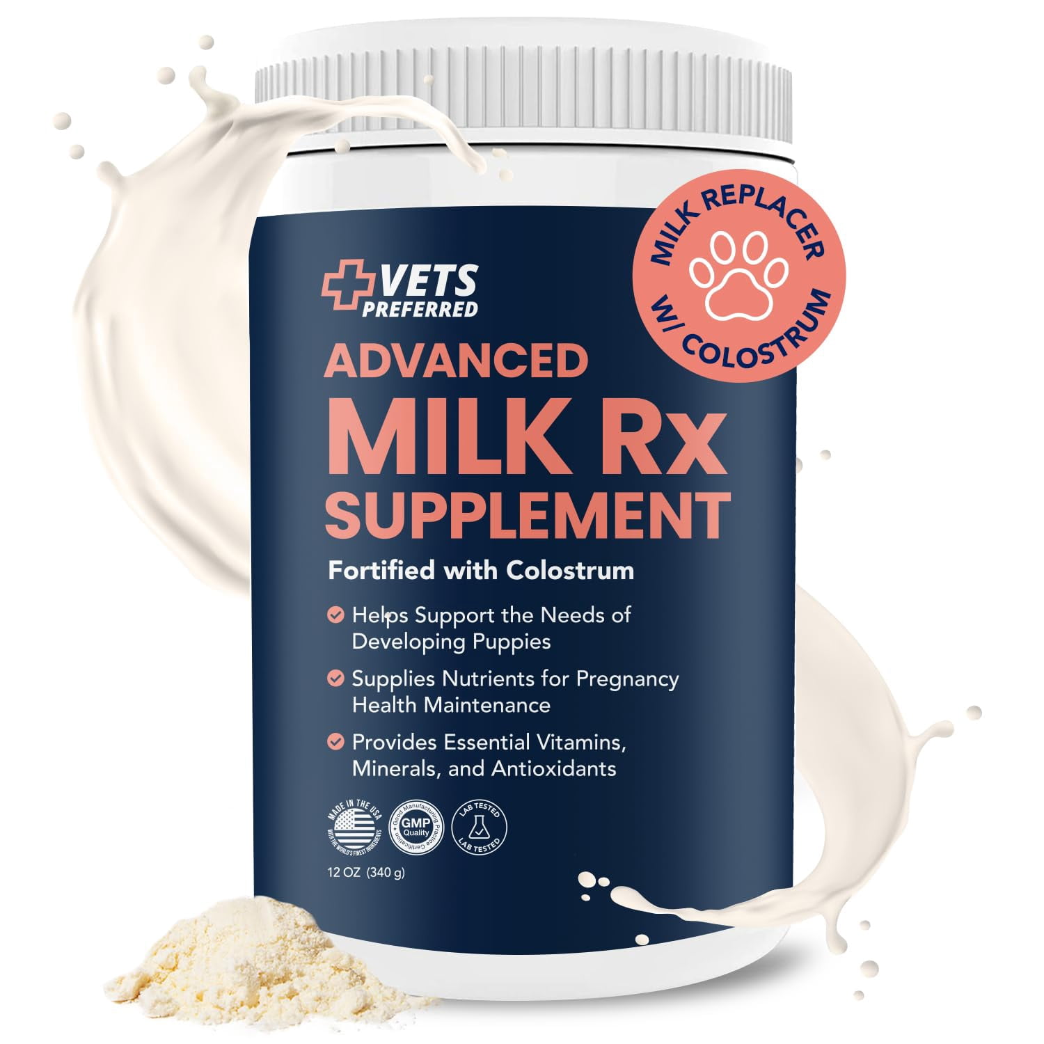 Puppy Milk Replacement Formula Dog Milk Replacer Powder Supplement Puppy milk replacement formula dog milk replacer powder supplement