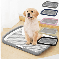 Puppy Pad Holder, Dog Potty Pad Tray, Reusable Indoor Dog Potty Tray with Mesh, Pee Pad Holder for Small & Large Dogs (18.5” x 14.57”)
