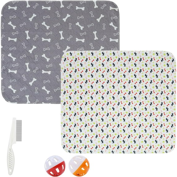 Puppy Pad - The Last Pee Pad You'll Get, Puppypad, 2026 New Puppy Pad with Pheromones, 2 Pack Reusable Washable Pee Pads for Dogs, 100% - Leak & Odor Proof, Easy to Clean & Reuse (2pcs-f, 28" x 32")