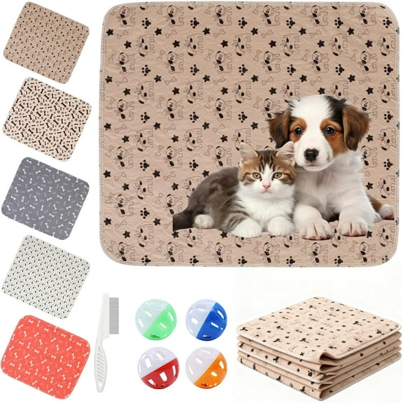 Puppy Pad - The Last Pee Pad You'll Get, Puppypad, 2026 New Puppy Pad with Pheromones, 2 Pack Reusable Washable Pee Pads for Dogs, 100% - Leak & Odor Proof, Easy to Clean & Reuse (Coffee, 12" x 12")