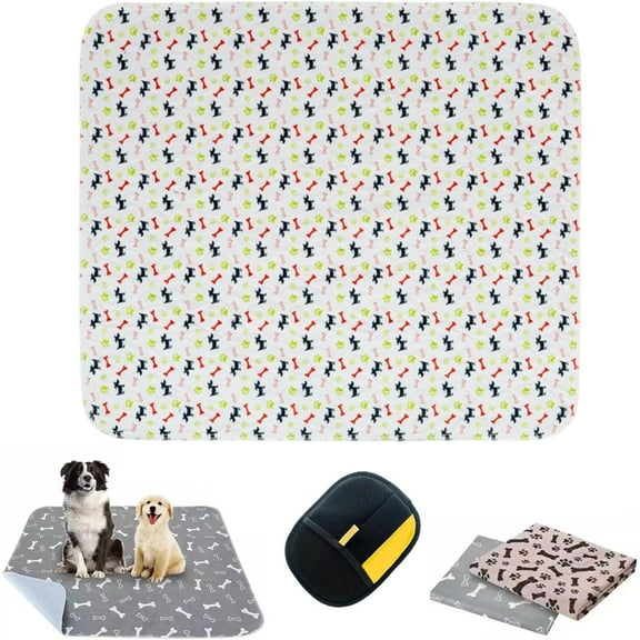 Puppy Pad Pee Pads, Reusable Puppy Pads, Durable Washable Pee Pads for Dogs & Cats, Durable Leak-Proof & Anti-Slip Pet Training Pads for Home & Travel