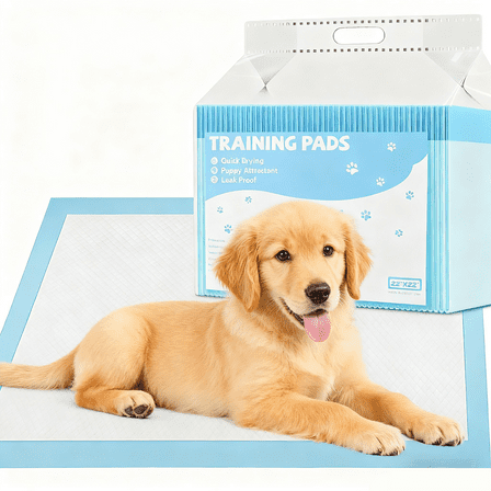 Puppy Pad Training Supply - 150 Count of 22"x22" Size Dog Pads, 6-Layer Ultra Absorbent with Leak-Proof Protection