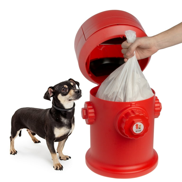 Puppy Pad Wizard Pet Waste Disposal Trash Can With Poop Bags Deodorizer Spray Incontinence Training