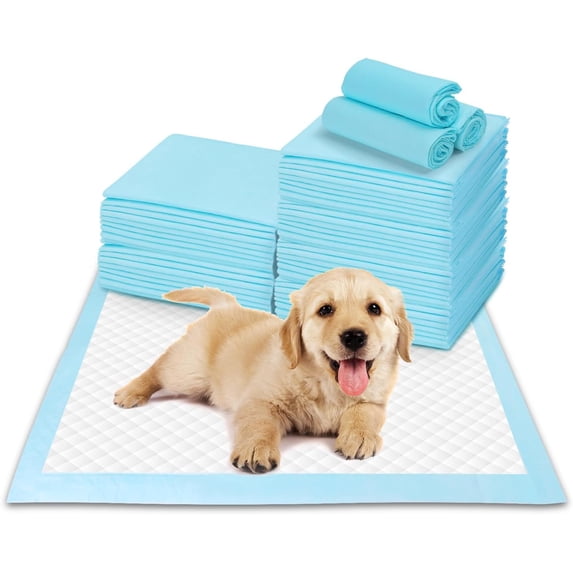 Puppy Pads, 100 Count 24"x 23" Super Absorbent Pee Pads for Dogs, Odor Control Potty Training Pads Leakproof 5-Layer Pee Pads with Quick-Dry for Medium to Large Pets Like Cats and Dogs