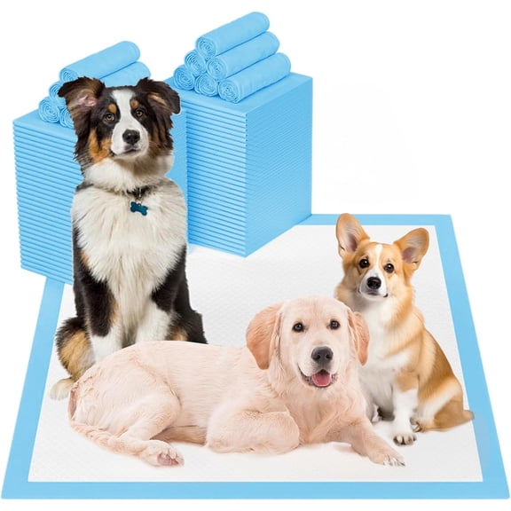 Puppy Pads 24"x36" 40 Count, Disposable Pee Pads for Dogs, Leak-Proof & Super Absorbent, Thicken Potty Training Pads for Doggie Cats Rabbits, Quick Dry Pet Piddle Pad