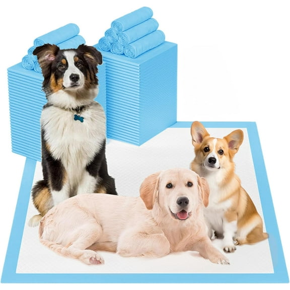 Puppy Pads , Disposable Pee Pads for Dogs, Leak-Proof & Super Absorbent, Thicken Potty Training Pads for Doggie Cats Rabbits, Quick Dry Pet Piddle Pad