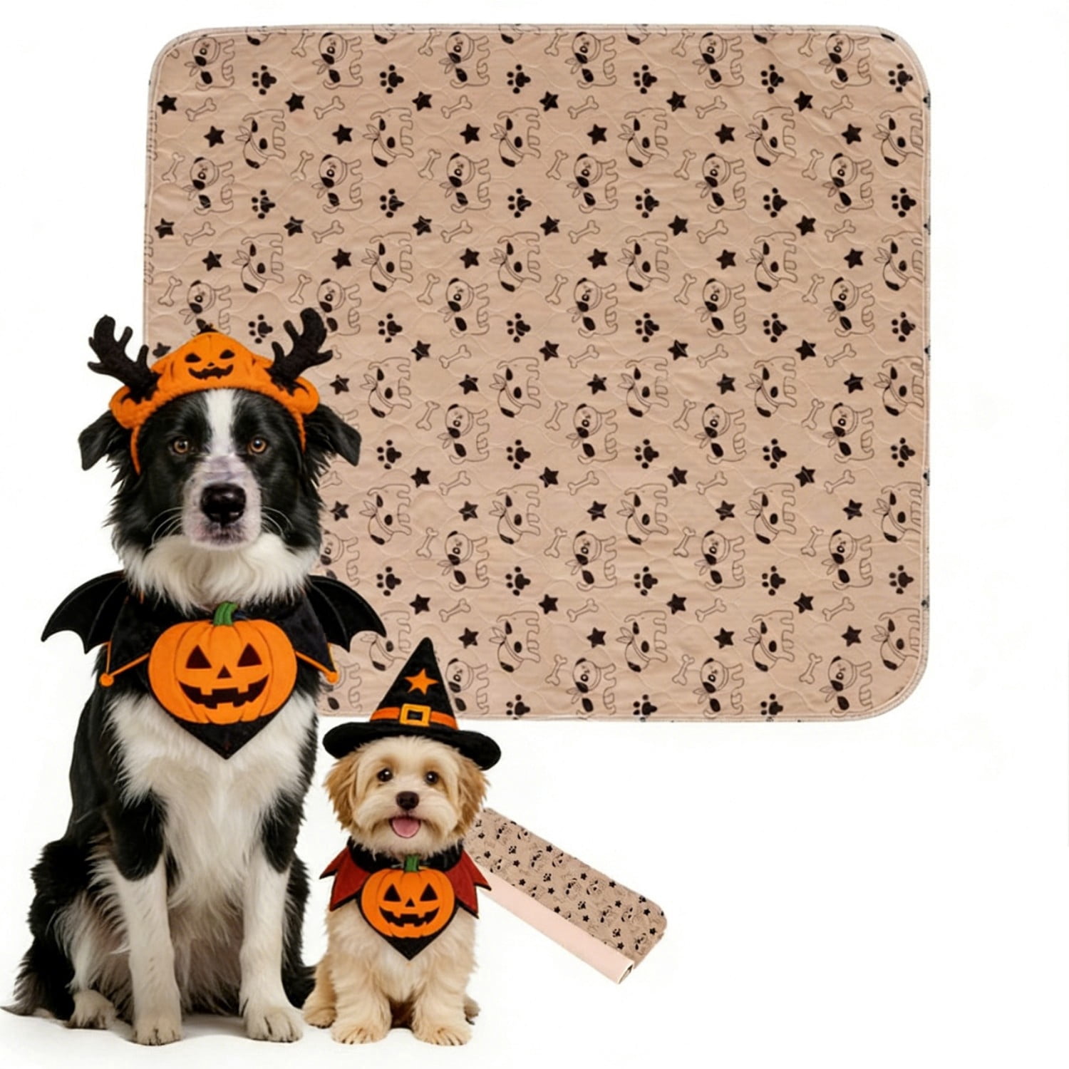 Puppy Pads for Dogs, Washable Puppy Pads with Pheromones, Pee Pads for Dogs & Cats, Durable Leak-Proof & Anti-Slip Pet Training Pads for Home & Travel, Reusable