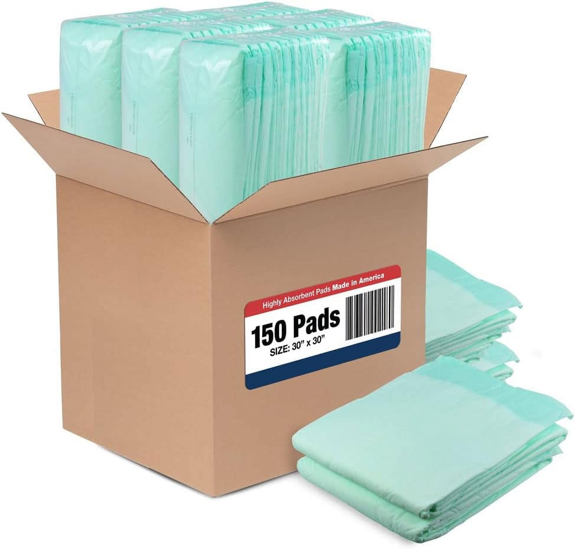 Puppy Pads, Large 30X30 Inch, 150 Count, Plain Packaging For Resellers