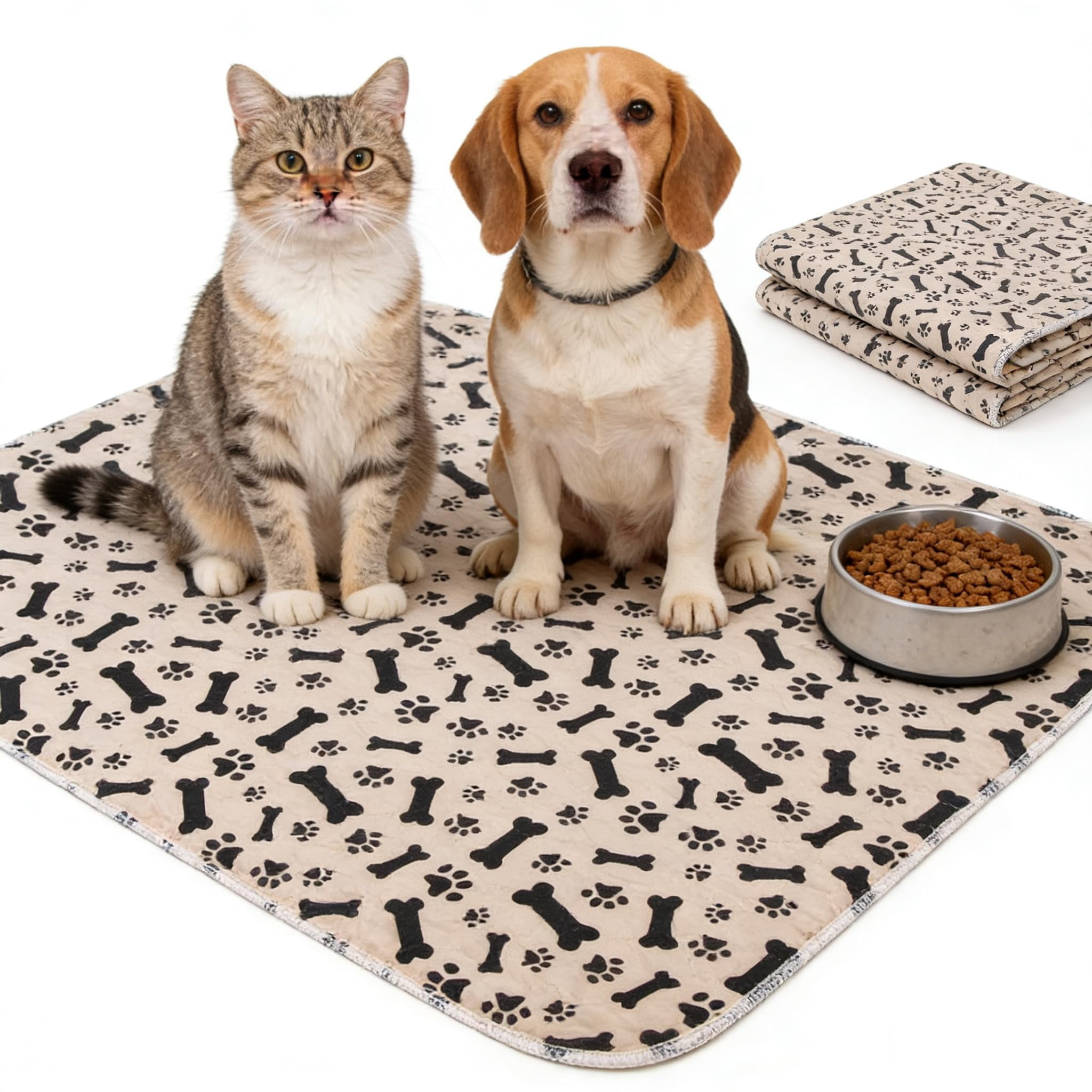 Puppy Pads with Pheromones, Washable Puppy Pee Pads for Dogs Reusable Puppy Pads for Dogs and Cats - Leak & Odor Proof, Non-Slip Base Training Pads for Home & Travel