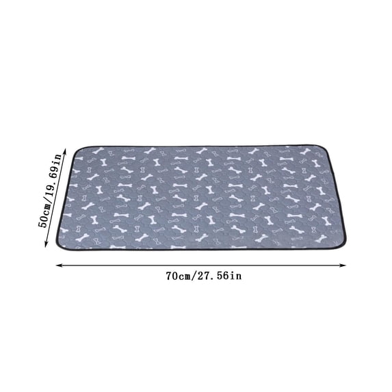 Puppy Pads with Pheromones Stickers,Reusable Pee Pads for Dogs, Durable Mats with Non-Slip Bottom,for Indoor Training & Travel 50*70Cm