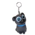 thumbnail image 1 of Puppy Pals Bingo Gray Dog Key Ring Keychain Ornament Pvc Figure Charm 2”, 1 of 1