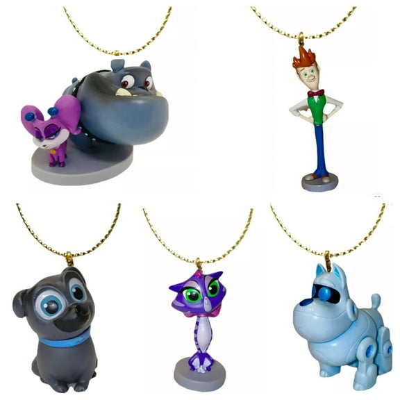 Puppy Pals Hissy Bob ARF Bingo Rufus & Cupcake 5 Ornament Pvc Figure Charm 3