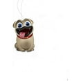 thumbnail image 1 of Puppy Pals Rolly Dog 2” Custom PVC Holiday Christmas Tree Ornament New, 1 of 1