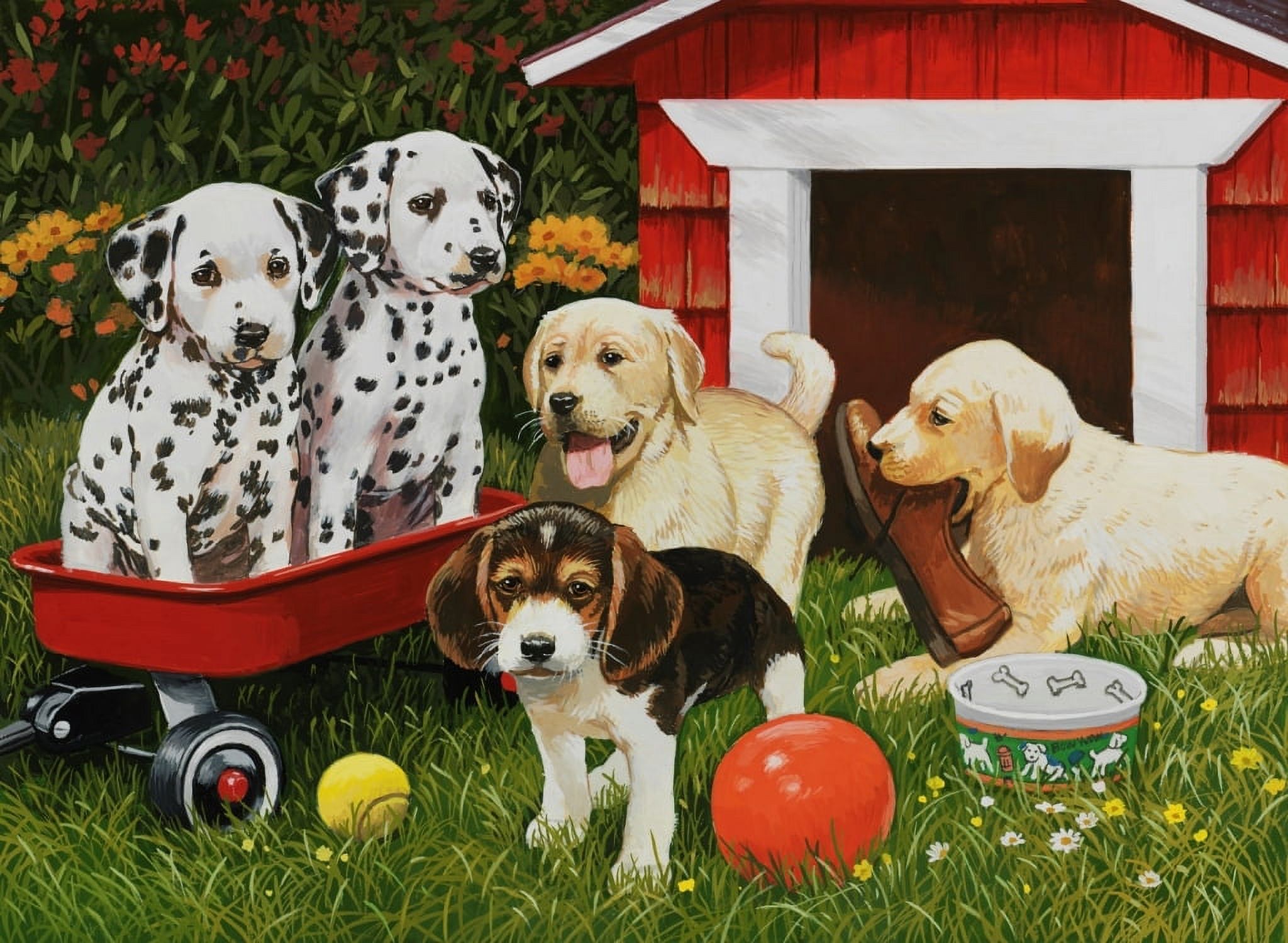 Puppy Party 60 PC Puzzle (Other) - image 1 of 2