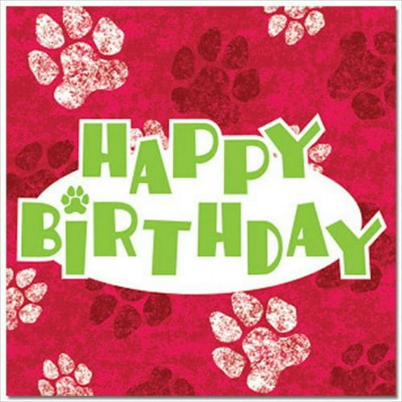 Puppy Party Happy Birthday Lunch Napkins (16ct)