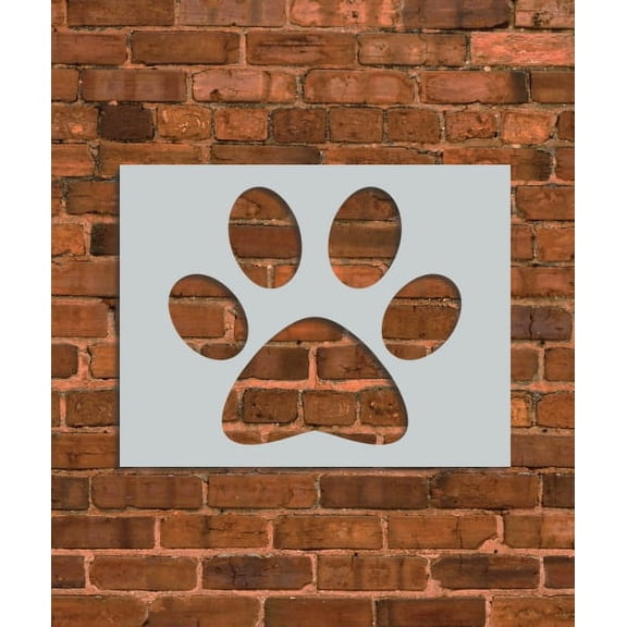 Puppy Paw Stencil