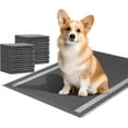 thumbnail image 1 of Puppy Pee Pads 100 Count, 23'' x 23'' Charcoal Dog Pee Pads, Leak-Proof Quick-Dry Strong Absorbency for Potty Training, 1 of 7