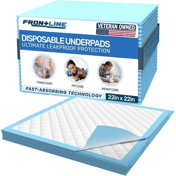 Puppy Pee Pads 22" x 22" 80 Pack, Ultra Absorbent Leakproof Potty Pads for Puppies, Small Dogs, and Cats, Heavy-Duty, Fast-Drying, Wee Wee Pads for Indoor Training and Crates by