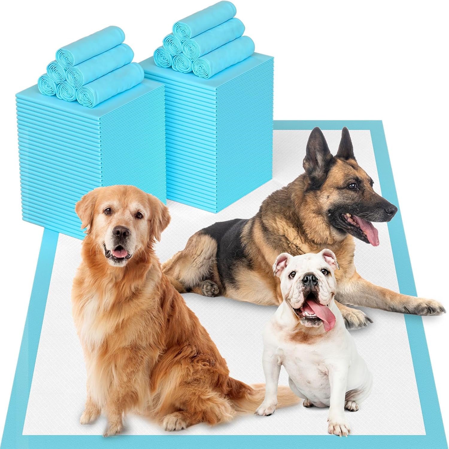 Puppy Pee Pads for Dogs Extra Large 24"x34" 20 Count, Leak-Proof & Super Absorbent, Thicken Disposable Potty Training Pads for Doggie Cats Rabbits, Quick Dry Pet Piddle Pad