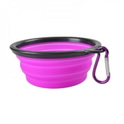 Puppy Pet Travel Bowls Silicone Collapsible Feeding Bowl Dog Water Dish Cat Portable Feeder