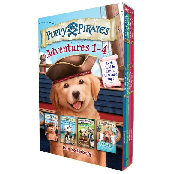 Puppy Pirates: Puppy Pirates Adventures 1-4 Boxed Set (Paperback)